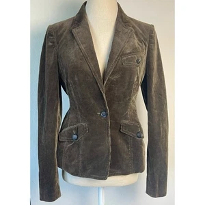 Giacca blazer donna Burberry Prorsum marrone velluto a coste taglia 40 - Foto 1 di 6