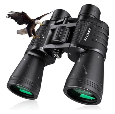 FLYANT 20X50 HIGH POWERED BINOCULARS WATERPROOF COMPACT BINOCULARS - BLACK - Image 1 of 4
