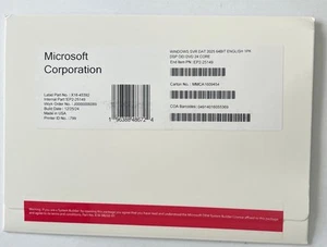 Microsoft Windows Server 2025 Datacenter 24 Core DVD-key Sealed - Picture 1 of 1