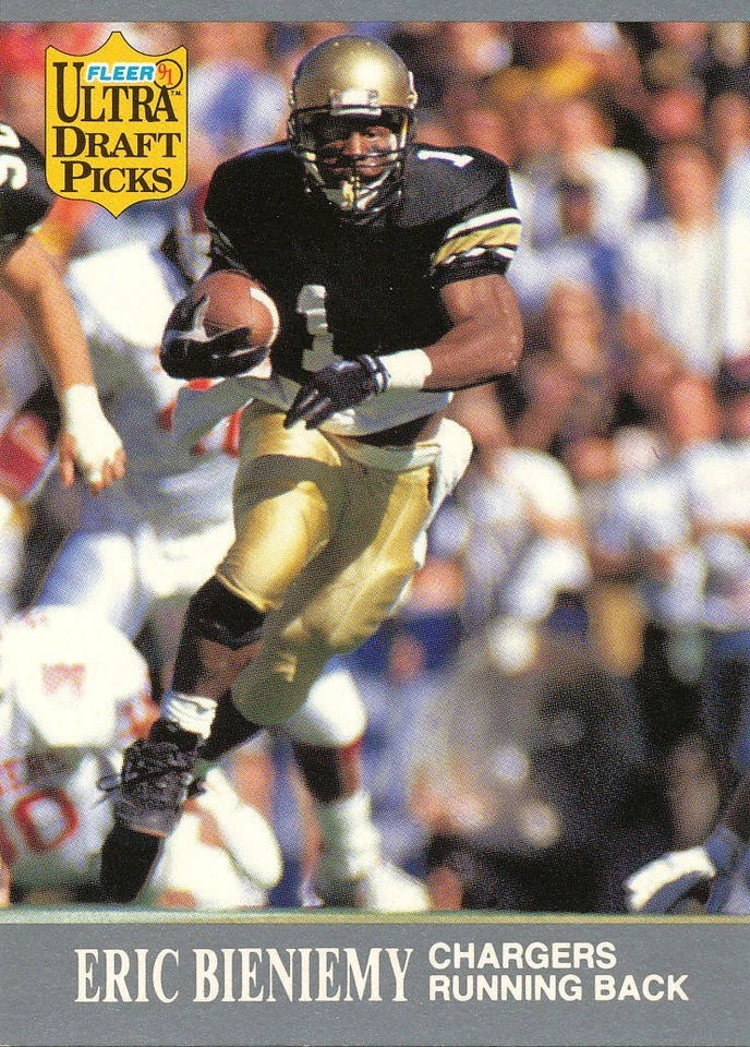 FLEER-ULTRA Eric Bieniemy RC EAGLES BENGALS CHARGERS Colorado BUFFALOES - Image 1 of 1