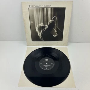 U2 Wide Awake In America 12” Vinyl EP Record EX Con 1985 US Press Single 90279-1 - Picture 1 of 23
