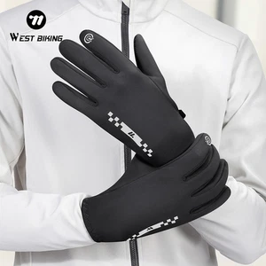 WEST BIKING Winterhandschuhe Fäustlinge Touchscreen Vollfinger Sport Fahrradhandschuhe - Bild 1 von 18