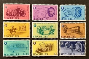 Travelstamps: 1976 Seychelles Stamps Scott #370-378 - US Bicentennial Set MNH OG - Picture 1 of 5