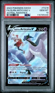 PSA 10 GALARIAN ARTICUNO V TG16/TG30 2022 POKEMON TCG ASTRAL RADIANCE - Picture 1 of 2