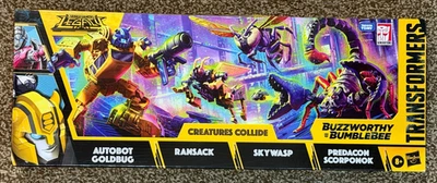 Transformers Legacy Buzzworthy Bumblebee Creature Collide Target Exclusive 4Pack - Image 1 of 4
