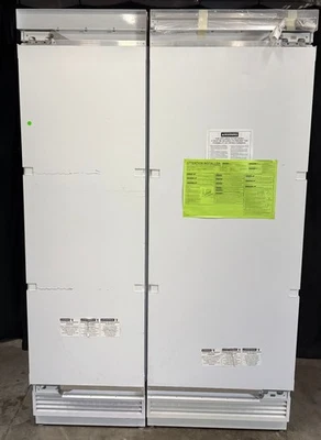 Monogram ZIF241NPNAII 24"/ZIR301NPNII 30" Juego de congelador/nevera inteligente listo para panel Foto 1 de 4