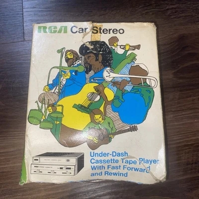 Vintage RCA Car Stereo Model 12R620 Under Dash Cassette Player New in box!  - Image 1 of 4