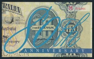 Australia: 1993 $20 Fraser-Cole "80TH ANNIVERSARY 10 SHILLING NOTE" NPA Folder - Picture 1 of 4