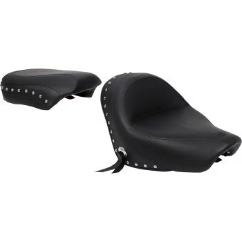 Mustang Wide Touring 2-Piece Seat Studded Suzuki VT750C Shadow Aero 04-20 76520 Foto 1 de 1