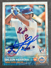 2015 Topps (Opening Day) Signed: Dilson Herrera, Mets #111