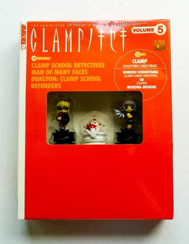 Clamp No Kiseki Vol. 5 Featured Manga + Bonus Collectible Chess Pieces Tokyopop Cover