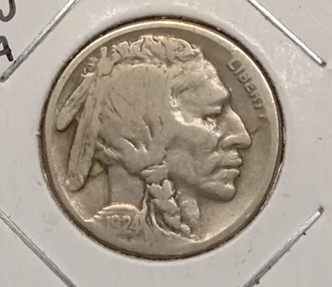 1924-S, RPM-001, S/S, Southwest, Stage:A, Early Die State, Keydate Buffalo Cover