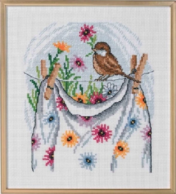 Lavandería - Kit Permin of Copenhagen con 8 Ct. Aida Nuevo Foto 1 de 1