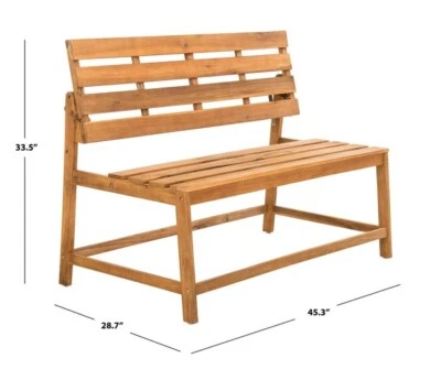 Safavieh RUBEN BALCONY BENCH AND TABLE, Reduced Price 2172742085 PAT6753A - Image 1 of 4