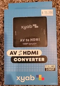 XYAB AV to HDMI Converter Full HD 1080p 720p Brand - New - Great For Retro Games - Picture 1 of 2