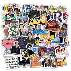 50pcs Riverdale Stickers Serpents Jughead Josie South Side Bulldogs Sticker - Picture 1 of 1