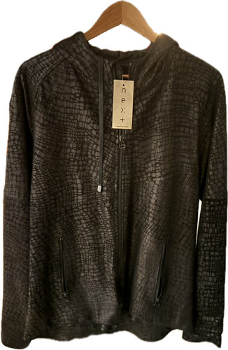 GIACCA IN PELLE NERA IN NERO XL ALTA MODA RICK OWENS YSL