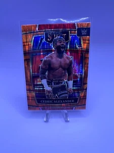 2022 Panini Select WWE Orange Flash Prizm Concourse Cedric Alexander #25 - Picture 1 of 1