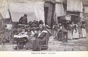 Naples , ITALY - Borgo Santa Lucia - Native Fashion - Campagnia - Picture 1 of 2