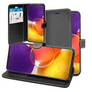 For Samsung Galaxy A82 5G Phone Case Wallet Flip PU Leather Kickstand Card Cover - Picture 1 of 22