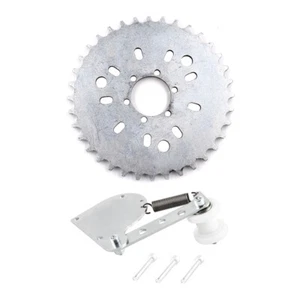 JRL Genuine Silver Chain Tensioner 36T Sprocket For 49 50 66 80cc Motorized Bike - Picture 1 of 7