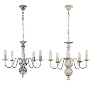  MiniSun Ceiling Light - Traditional Chandelier 5 Way Vintage Style LED Bulbs A+