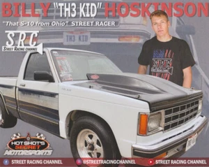 2019 Billy Hoskinson Hot Shot's Chevy S10 PRI Show Street Racing B/B Hero Card - Picture 1 of 1