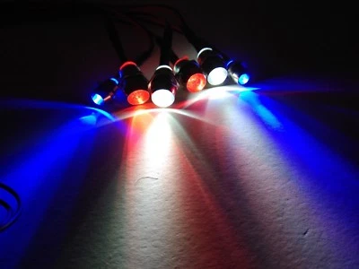 RC Car Truck Led Lights for Thunder Tiger Mta4 Mt4 Ts4n Eb4 Ssk Bushmaster (6) - Image 1 of 4