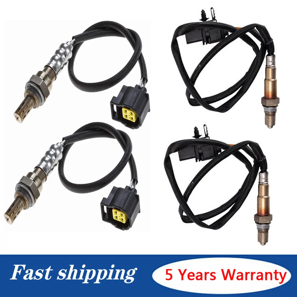 4X Oxygen sensor Up+Down for 2006-07 Mercedes-Benz C230 2.5L C280 3.0L C350 3.5L - Image 1 of 4