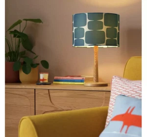 Pantalla de tambor Habitat x Scion Teal Lohko 30 cm, abollada - nueva - Imagen 1 de 5