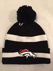 Chapeau d'hiver adulte en tricot Denver Broncos. Maillot Twins Vikings neuf avec étiquettes pour hommes