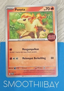 Ponyta 061/SV-P Pokemon PROMO Card Choki Choki Exclusive Indonesia TCG - Picture 1 of 2