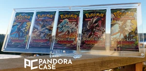 Plexiglas SCHUTZ - Rahmen für 5 Booster - UV-beständig - Pokemon Yu-Gi-Oh - Bild 1 von 3