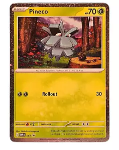 061 Black Star Promo Special Rare Holo Pineco 2023 Pokémon Tcg - Picture 1 of 2