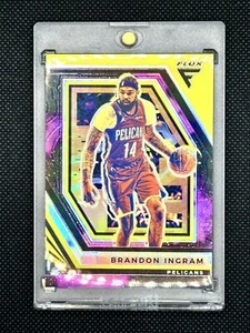 BRANDON INGRAM 2022-23 PANINI FLUX SUPERNOVA PRIZM REFRACTOR #69/75 PELICANS - Picture 1 of 2