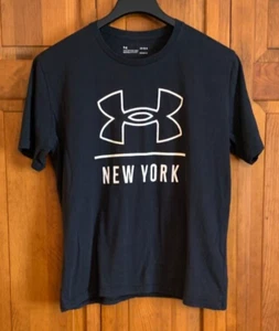 Camiseta negra de manga corta Under Armour para hombre etiqueta talla L holgada heatgear - Imagen 1 de 5
