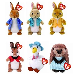 TY TOYS - PETER RABBIT CHARACTERS - GENUINE TY PRODUCT WITH TAGS - Picture 1 of 7