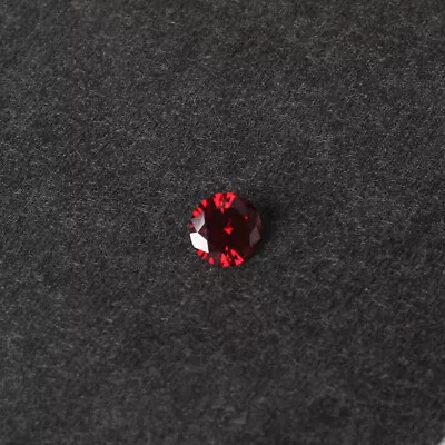Pomegranate Red Ruby AAAAA 12MM 8.18CT Round Cut Shape  Diamond VVS Loose Gems - Image 1 of 4