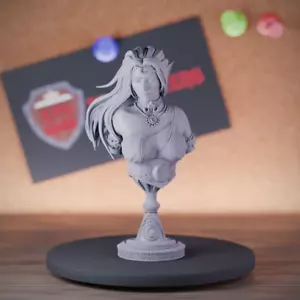 Drow Priesterin Büste zum Malen und Sammeln Statue - Bild 1 von 7