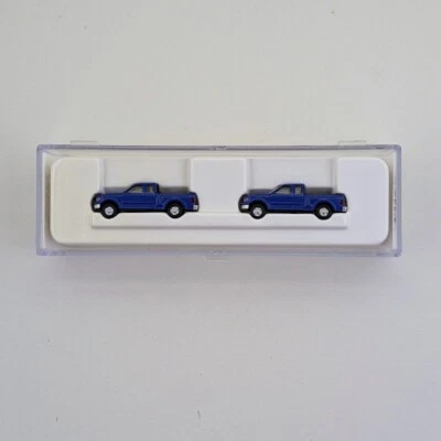 Camión Ford F-150 1997 Atlas 2982 escala N paquete de 2 lado acampanado azul luz de luna Foto 1 de 2