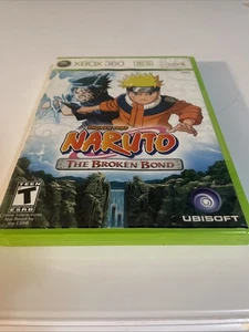 Naruto: The Broken Bond (Microsoft Xbox 360, 2008) Game and Case - Free Shipping - Picture 1 of 9