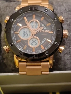 *NEW* Strand by OBAKU DENMARK Men's ROSE GOLD STAINLESS - Image 1 of 4