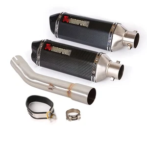 For Suzuki GSX250R 2018-2025 Slip On Exhaust Set Mid Muffler Pipe with DB Killer - Picture 1 of 11