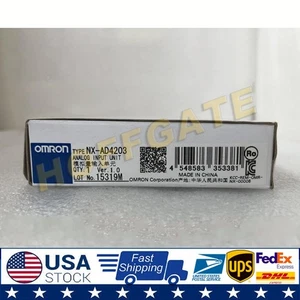 One New Omron NX-AD4203 Analog Input Unit NXAD4203 In Box US Free TAX - Picture 1 of 2
