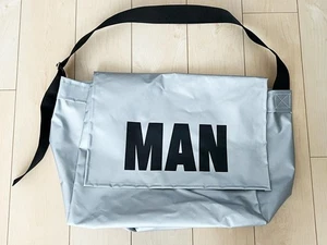 JUNYA WATANABE MAN COMME des GARCONS Bolso de Hombro Bolso Mensajero PVC Plateado Usado - Imagen 1 de 6