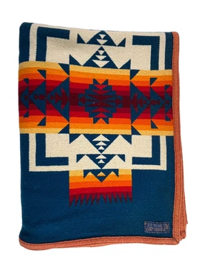 Vintage 1923-1930 Pendleton Beaver State Blanket 76 X 60 - Image 1 of 4