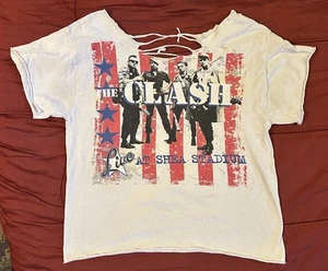 The Clash Live at Shea Stadium T-Shirt 2000er Größe Medium weiß personalisiert - Bild 1 von 6