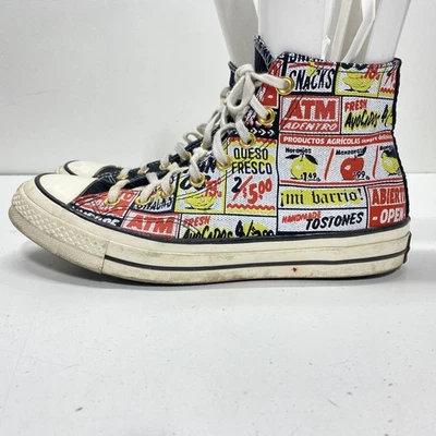 Converse Men's Multi Unique Detailing High Top Sneakers Size 8.5 - Image 1 of 4