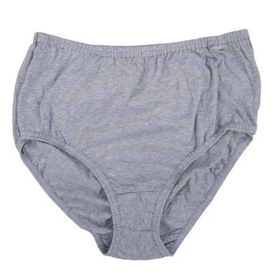 Ropa interior para mujer Jockey calzoncillos de algodón elásticos cómodos cintura alta bikini gris 8 Foto 1 de 2