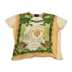 Camiseta Jean Paul Gaultier Rara De Colección 1999 Estampado Dinero XXL (Se Ajusta Como M-L) - Imagen 1 de 3